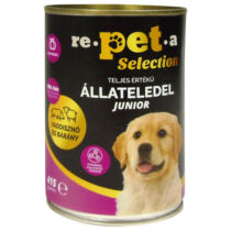 Repeta Selection Junior vaddisznós és bárányos konzerv kutyáknak sütőtökkel 415g