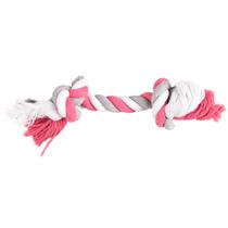 Flamingo rágókötél 2 csomóval, pink 22cm