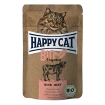 Happy Cat Bio Organic alutasakos eledel - Marha 85g