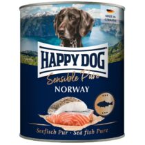 Happy Dog Sensible Pur Norway Lazac színhús konzerv 6x800g