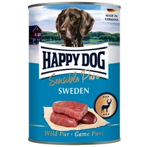 Happy Dog Sensible Pur Sweden Vad színhús konzerv 6x400g