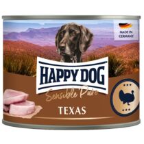 Happy Dog Sensible Pur Texas Pulyka színhús konzerv 6x200g