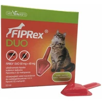 Fiprex Duo 50 mg + 60 mg rácsepegtető oldat macskáknak és vadászgörényeknek 1x