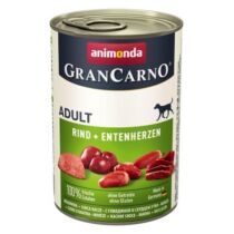 Animonda GranCarno Adult (marha,kacsaszív) konzerv - Felnőtt kutyák részére 400g