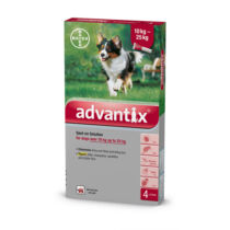 Advantix 10-25 kg közötti kutyáknak 4x2.5ml