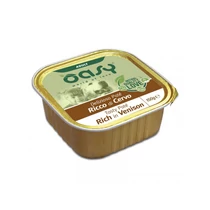 Oasy Dog Alutálka Tasty Paté Adult Venison 150g