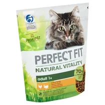 Perfect Fit Natural Vitality Adult 1+ macskaeledel csirkével és pulykával 650g