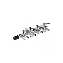 Csapos levegőelosztó fém 4 ágú (4/6mm be és ki)