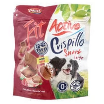 FitActive Snack Crispillo Large - jutalomfalat (marhás) kutyák részére (180g)