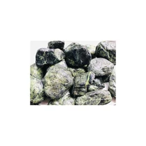Görgeteg kavics akvárium dekoráció - Zöld 1kg