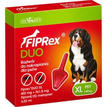 Fiprex Duo XL 402 mg + 361,8 mg rácsepegtető oldat kutyáknak1x