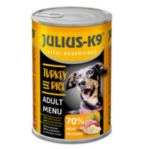 JULIUS K-9 konzerv kutya Pulyka-rizs 1240g