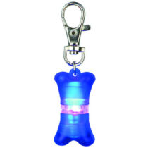 Trixie flasher címtartóval, 2x4 cm, kék