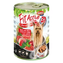 FitActive Adult - nedveseledel (marha,máj,bárány) felnőtt kutyák részére 415g