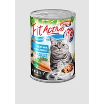 Panzi Fitactive Adult (liba,csirke,pulyka,kacsa,sárgarépa) konzerv - Felnőtt macskák részére 415g