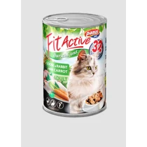 Panzi Fitactive Adult (liba,nyúl,sárgarépa) konzerv - Felnőtt macskák részére 415g