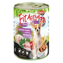 FitActive Adult - nedveseledel (liba,nyúl,alma) felnőtt kutyák részére (415g)