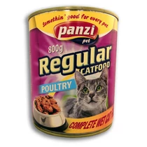 Panzi Regular Adult (szárnyas) konzerv - Felnőtt macskák részére 800g