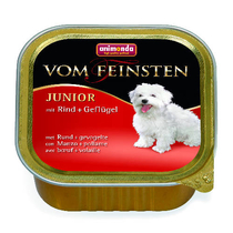 Animonda Vom Feinsten Junior (marha,baromfi) alutálkás - Kölyök kutyák részére 150g