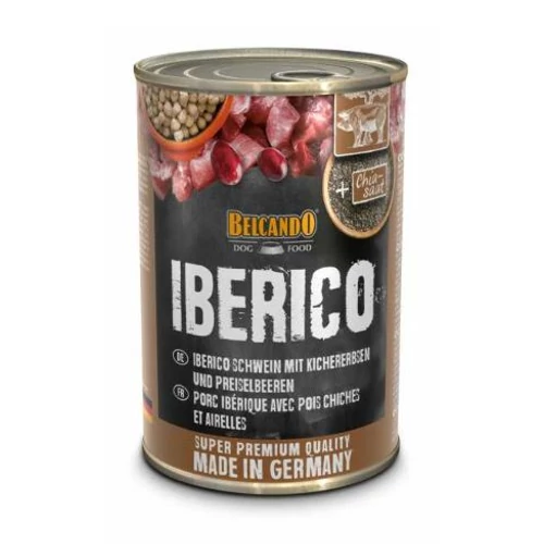 Belcando 6x400 gr Iberico sertéshús csicseriborsóval és vörös áfonyával