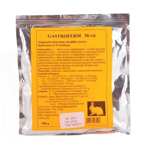 Gastroferm M-Vit nyúl 100 g