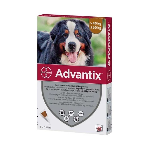  Advantix spot on 40-60 kg közötti kutyáknak 24x6 ml