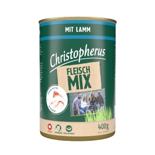  Christopherus Dog konzerv meat mix bárány 400g