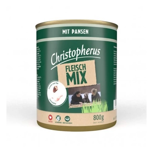 Christopherus Dog konzerv meat mix pacal 800g