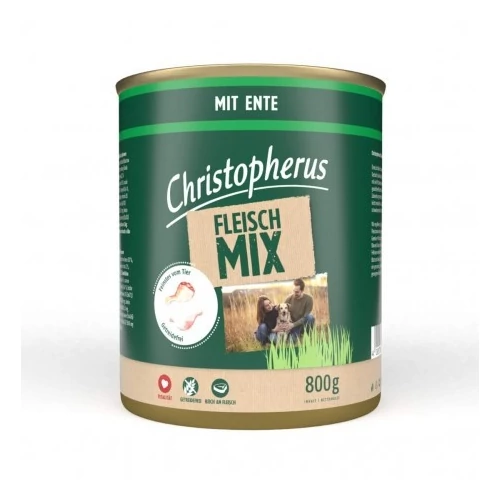 Christopherus Dog konzerv meat mix kacsa 800g
