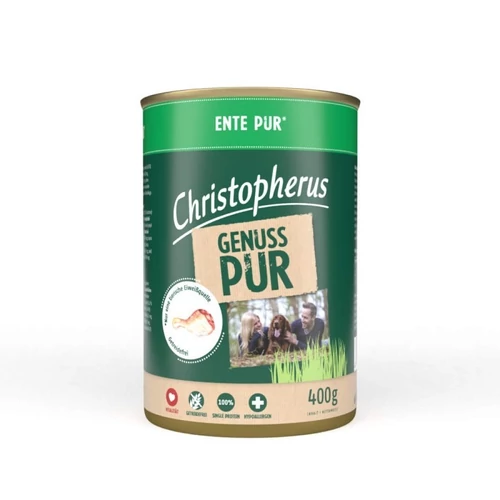 Christopherus Dog konzerv pure kacsa 400g