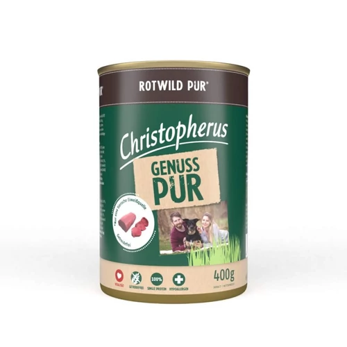 Christopherus Dog konzerv pure ló 400g