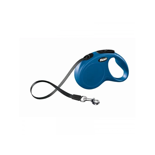 Flexi New Classic szalagos automata póráz M 5m 25kg-ig kék