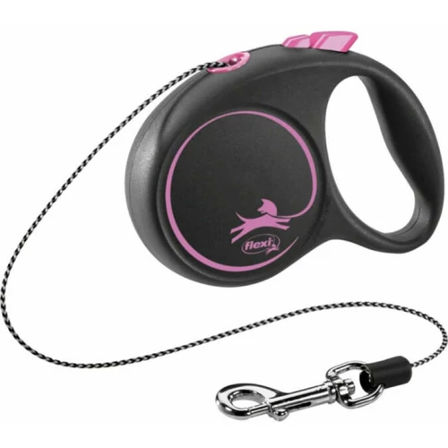 Flexi Black Design zsinóros automata póráz XS 3m 8kg-ig pink