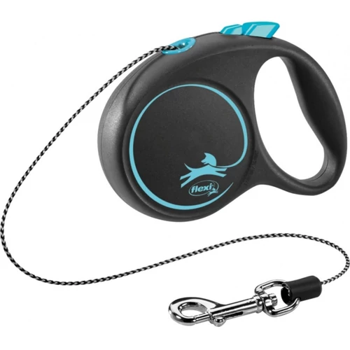Flexi Black Design zsinóros automata póráz XS 3m 8kg-ig kék