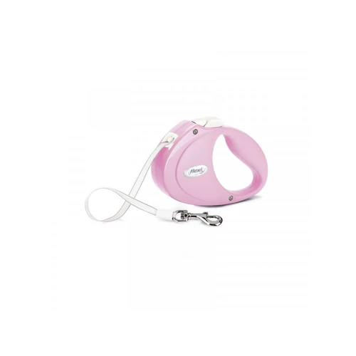 Flexi Puppy szalagos automata póráz 2m 12kg-ig, rózsaszín