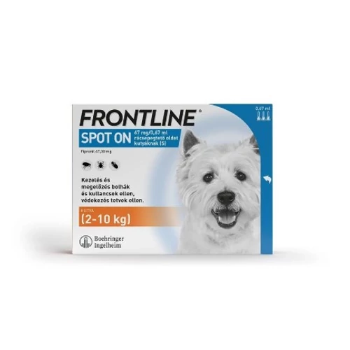 Frontline spot on S kutya 2-10 kg 3x