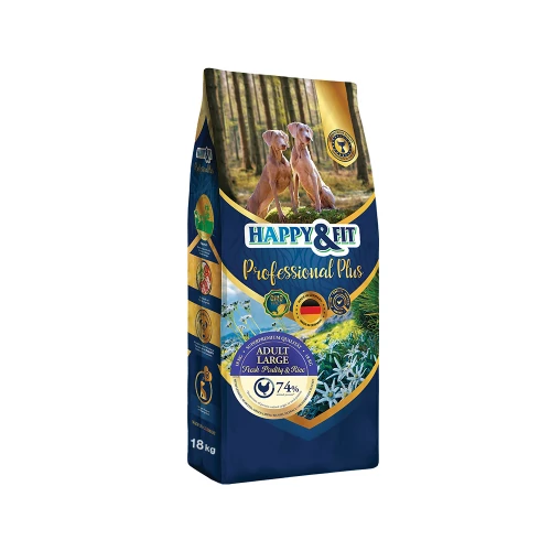 Happy&Fit Adult Large Fresh Poultry&Rice 18kg