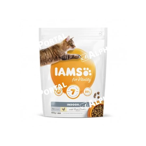 Iams Cat Adult Indoor csirke 800gr