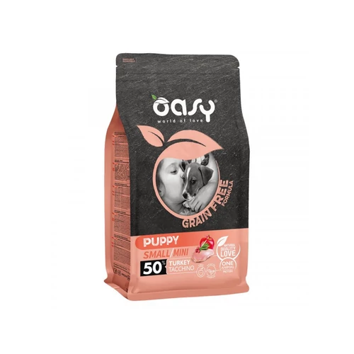 Oasy Dog GF Puppy Small&Mini Turkey 800g