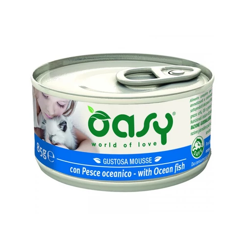 Oasy Cat Konzerv Tasty Mousse Oceanic Fish 85g