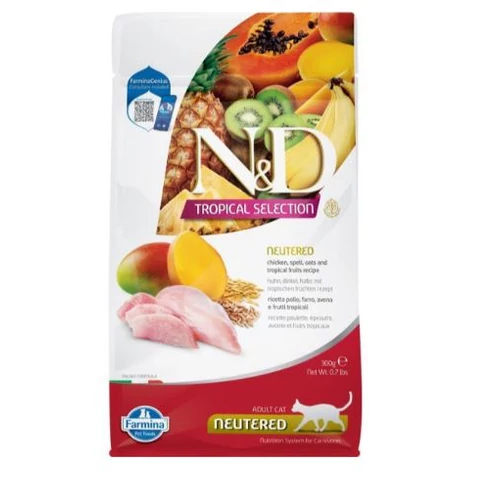 N&D Tropical Selection Cat Chicken Neutered Adult 300g