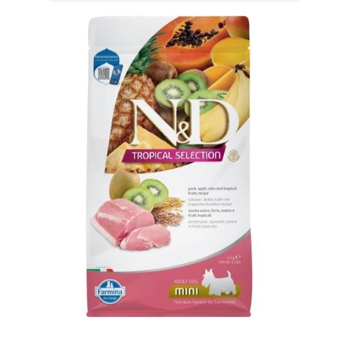 N&D Tropical Selection Dog Pork Adult Mini 1,5kg