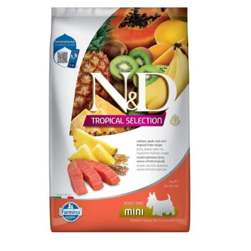 N&D Tropical Selection Dog Salmon Adult Mini 5kg