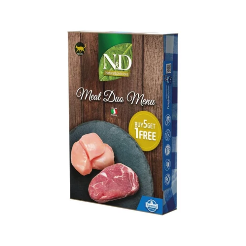 N&D Cat konzerv Fish Trio Menu 6x70g