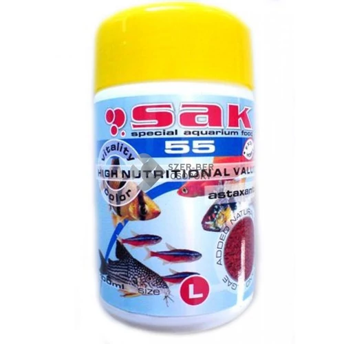 Sak 55 szemcsés haleleség M 100 ml