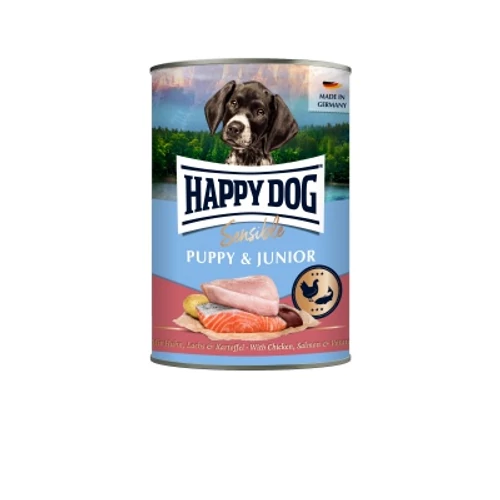 Happy Dog Konzerv Puppy Junior Lazac 6*400 G