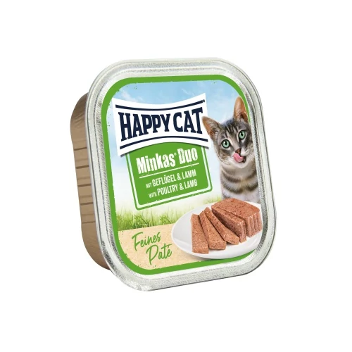 Happy Cat Minkas Duo Szárnyas-Bárány 16x100g