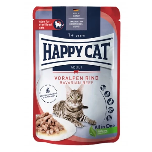 Happy Cat Pouch Szósz Culinari Marha 20x85g
