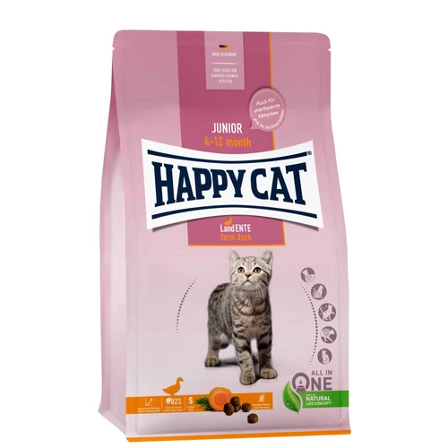 Happy Cat Junior kacsa 4kg