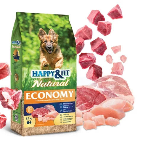 Happy&amp;Fit Natural Economy Adult 12kg
